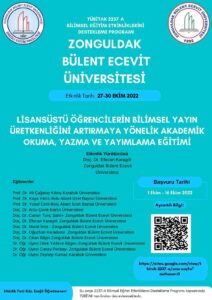 EREĞLİ EĞİTİM FAKÜLTESİ ÖĞRETİM ÜYELERİNİN LİSANSÜSTÜ ÖĞRENCİLERE YÖNELİK HAZIRLADIĞI PROJE,