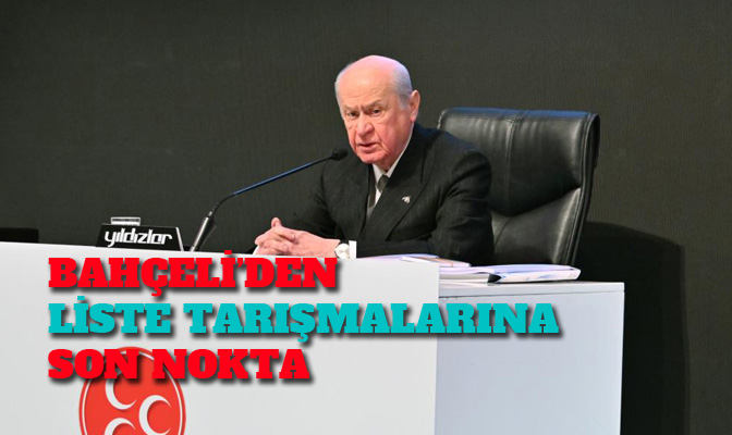 MHP Genel Başkanı Devlet Bahçeli, MHP’nin Cumhurbaşkanlığı seçiminde adayının belli,