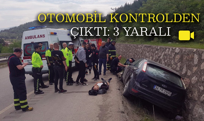 Karabük’te meydana gelen trafik kazasında 1’i çocuk 3 kişi yaralandı.