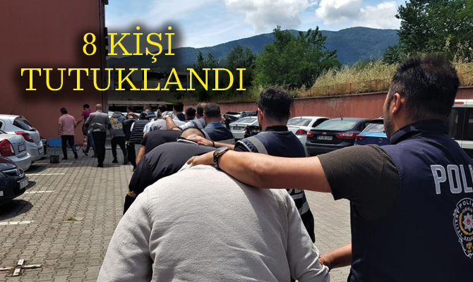 Karabük’te hırsızlık olaylarının önlenmesi için yapılan operasyonda gözaltına alınan 10