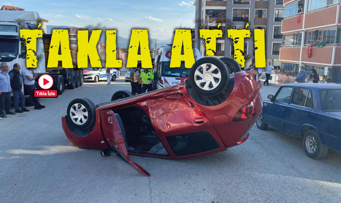 Karabük’te iki otomobilin çarpışması nedeniyle meydana gelen kazada 2 kişi