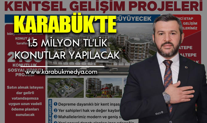 AK Parti Karabük Belediye Başkan Adayı Özkan Çetinkaya, seçilmeleri halinde