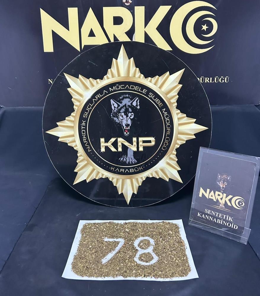 Karabük'te yapılan uyuşturucu operasyonunda 1 kişi tutuklandı.