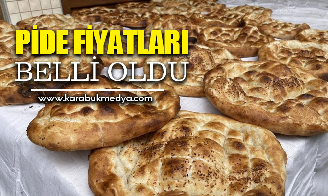 Karabük’te Ramazan ayının vaz geçilmezi olan pide fiyatları belli oldu.