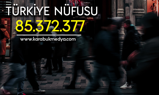 Türkiye nüfusu, 31 Aralık 2023 tarihi itibarıyla bir önceki yıla