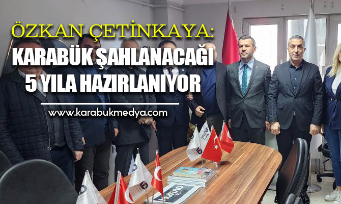 AK Parti Karabük Belediye Başkan Adayı Özkan Çetinkaya seçim çalışmaları