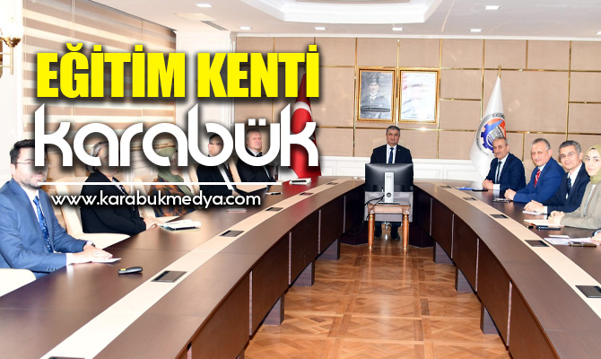 Karabük Valisi Mustafa Yavuz’un himayelerinde hazırlanan “Eğitim Kenti Karabük” Projesi