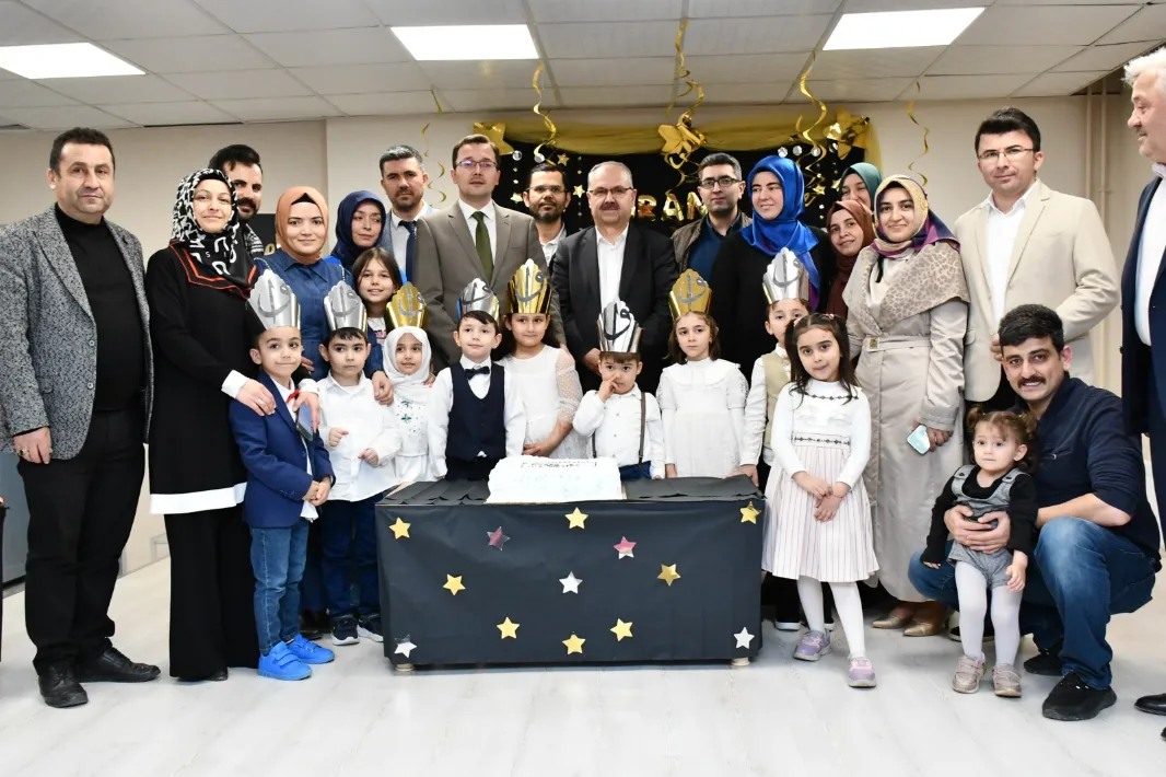 Safranbolu Şehit Ömer Bilal Akpınar Anaokulu öğrencilerinin Kur’an-ı Kerim’e geçme
