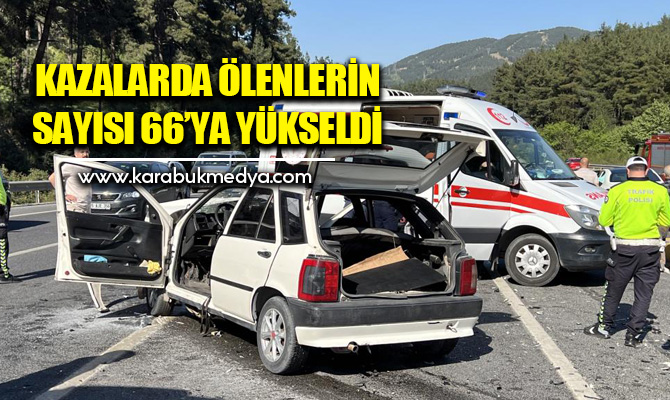 9 günlük Ramazan Bayramı'nın 8 gününde meydana gelen trafik kazalarında