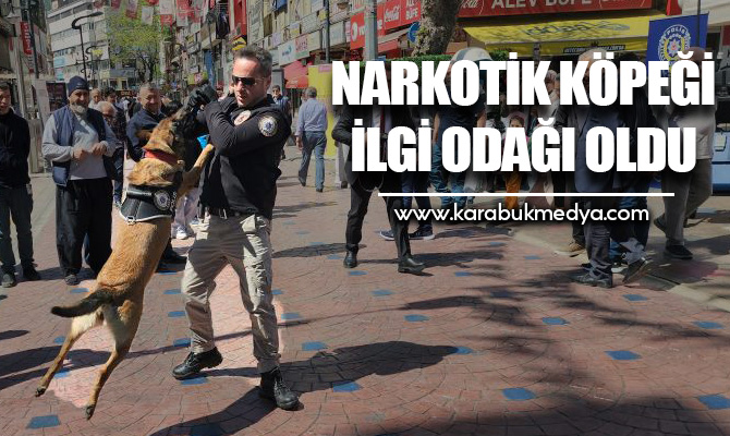 Karabük’te Polis Haftası etkinlikleri çerçevesinde kent merkezinde kurulan stantla polis