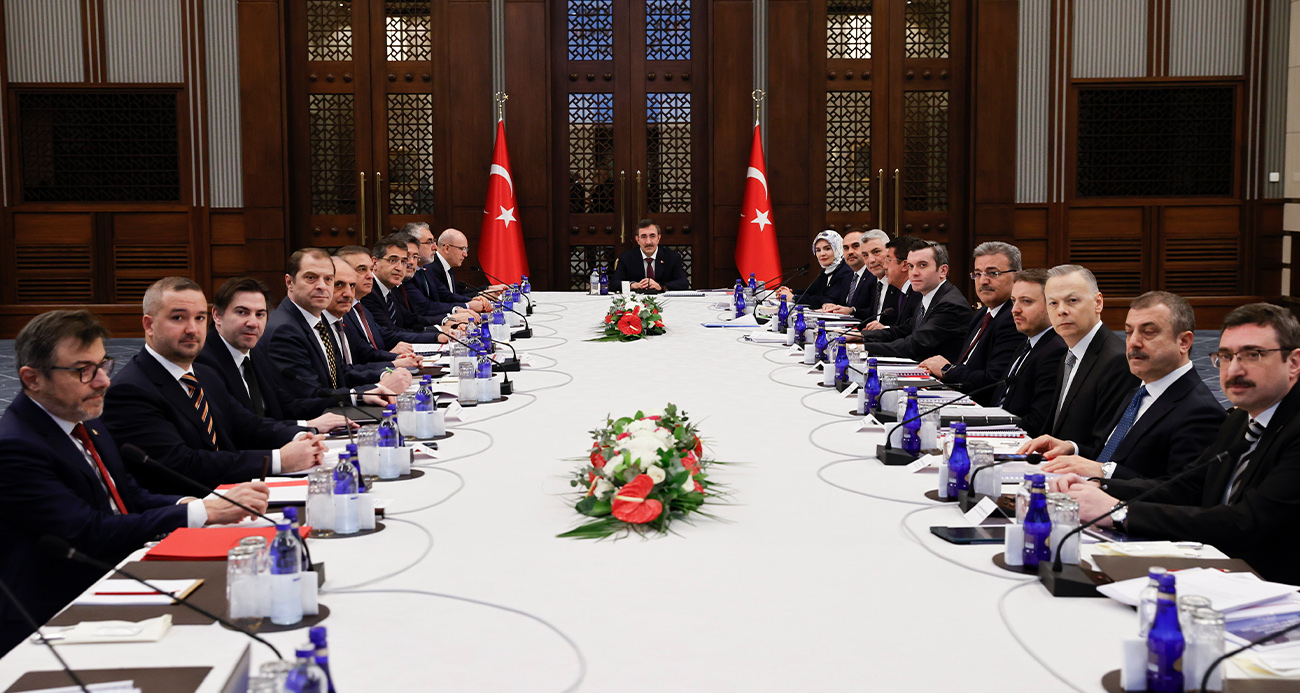Ekonomi Koordinasyon Kurulu (EKK), Cumhurbaşkanı Yardımcısı Cevdet Yılmaz başkanlığında toplandı.