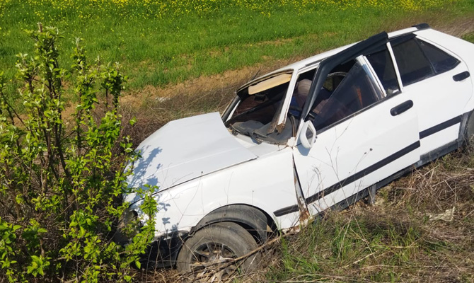Karabük’te otomobilin yoldan çıkarak toprak alana girmesi sonucu 1 kişi