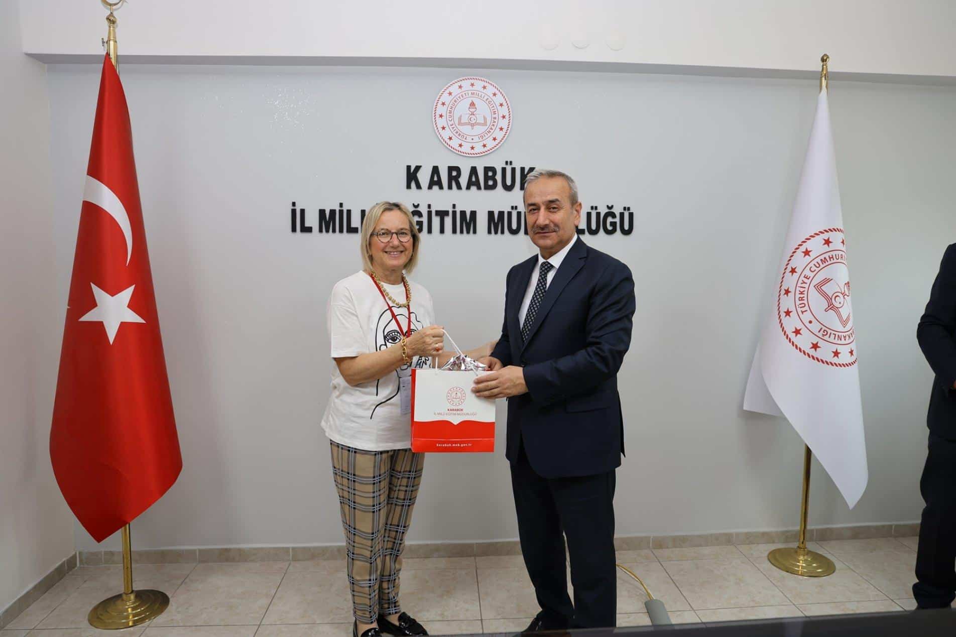 İl Milli Eğitim Müdürü Nevzat Akbaş, Kültürel Değerlerin Tanıtılması Erasmus+