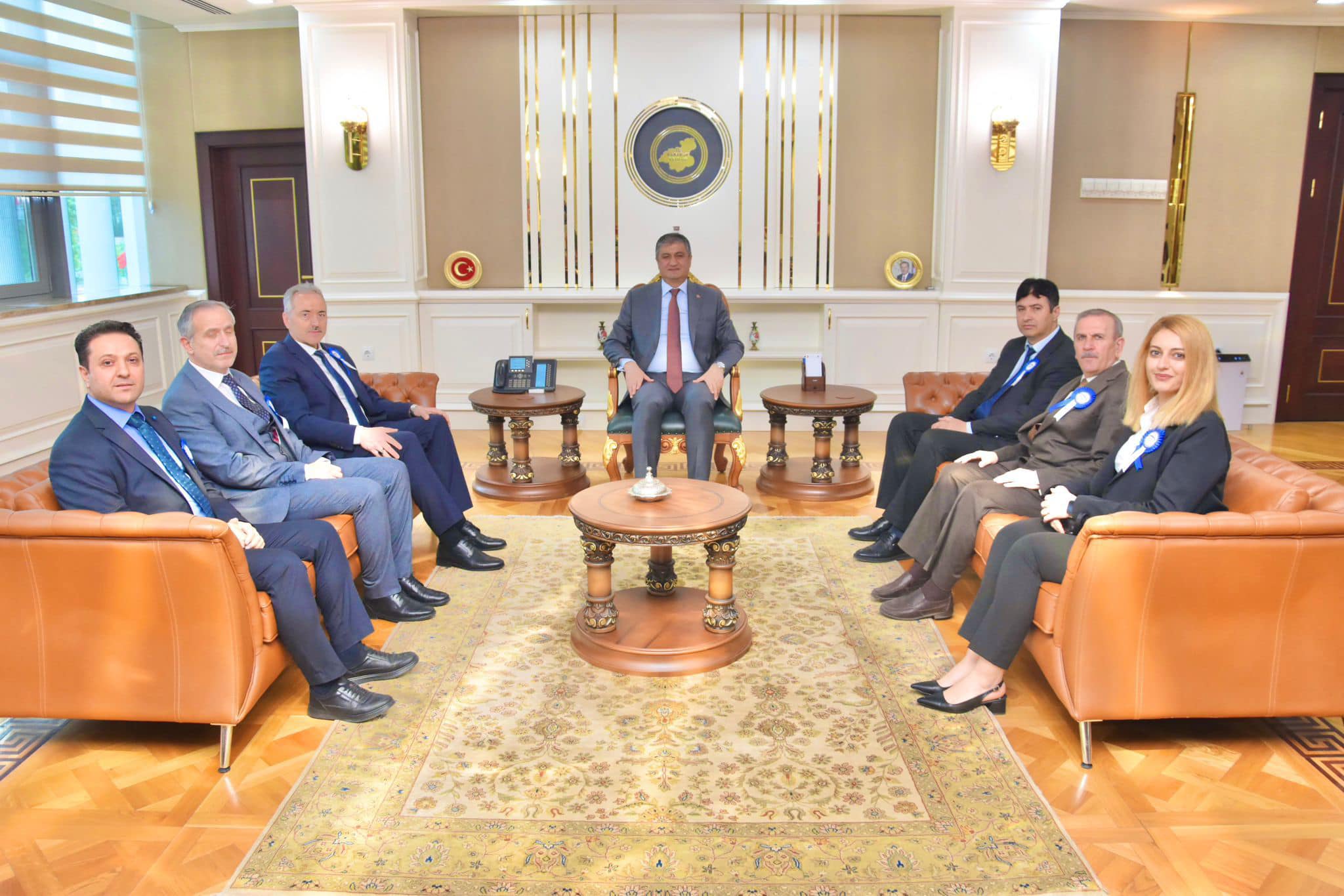 Karabük SGK İl Müdürü İsmail Yıldırım, Karabük Valisi Mustafa Yavuz'u