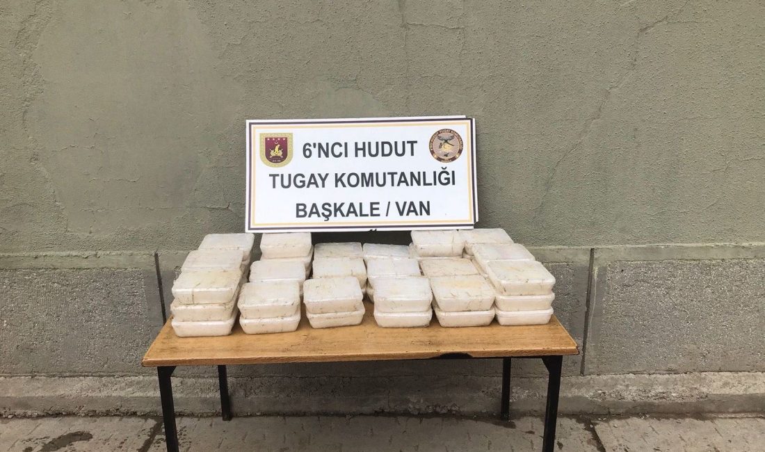 Hudut Kartalları tarafından 48 bin 234 gram uyuşturucu madde yakalandı.