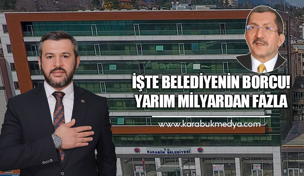 Karabük Belediyesi mali tabloyu açıklayarak, toplam borcun 623 milyon 734