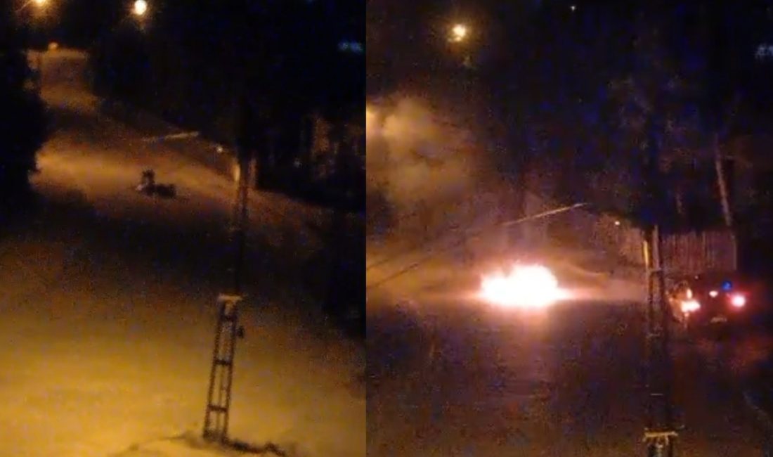 Karabük'ün Eflani ilçesinde bir şahıs aralarında husumet bulunan yakınının motosikletini
