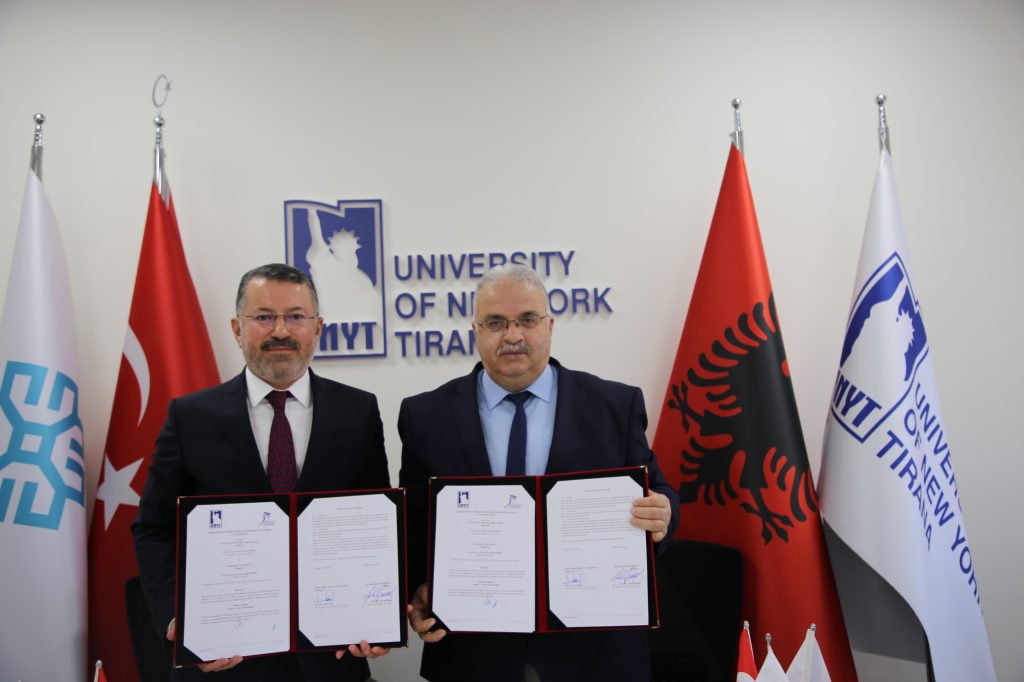 Karabük Üniversitesi (KBÜ) Rektörü Prof. Dr. Fatih Kırışık ve Tiran