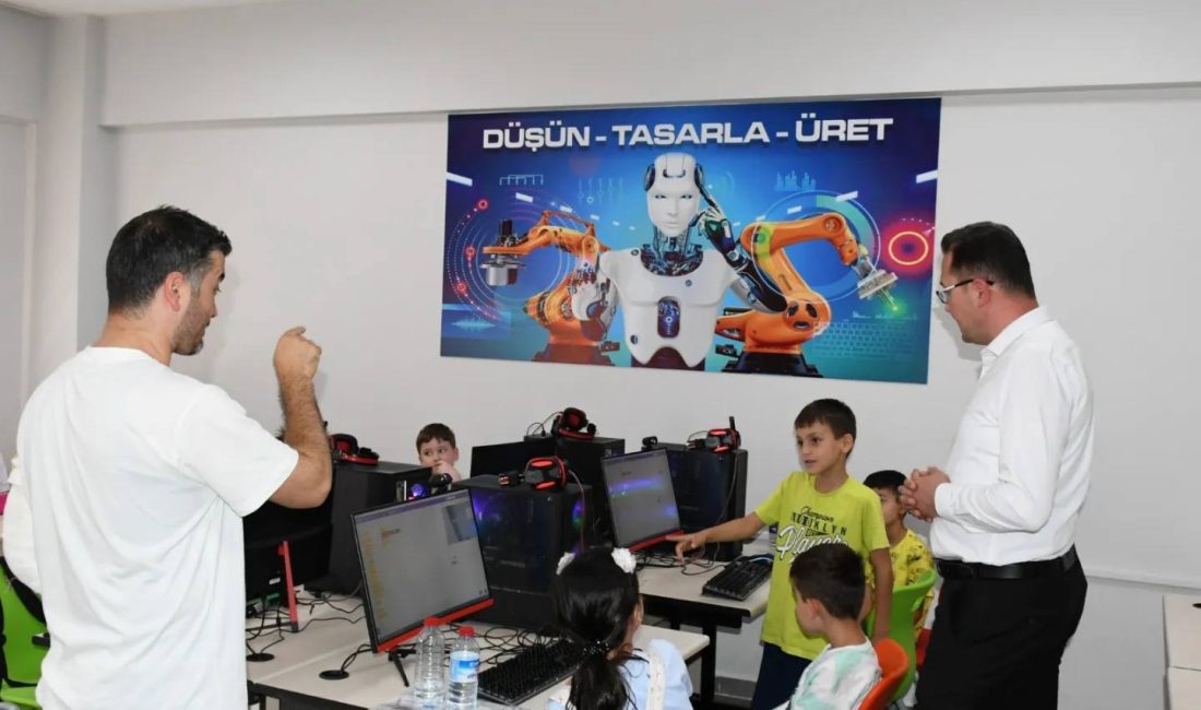 Karabük’ün Safranbolu ilçesinde, yaz kursu Kapsamında "Robotik Kodlama, Yapay Zeka,