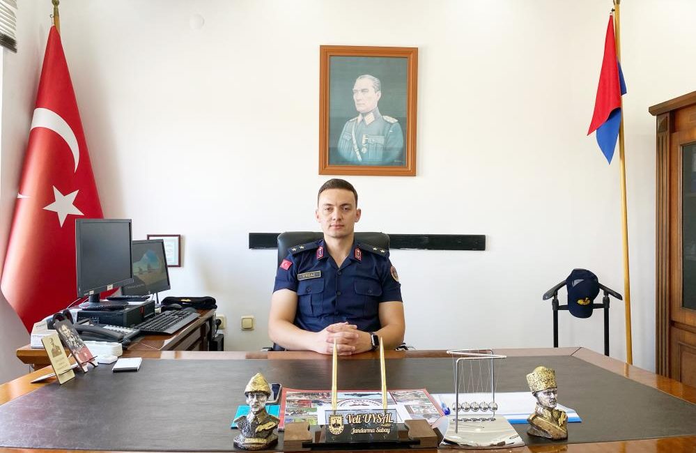 Eskipazar İlçe Jandarma Komutanı Üsteğmen Veli Uysal, Tekirdağ'ın Saray İlçe