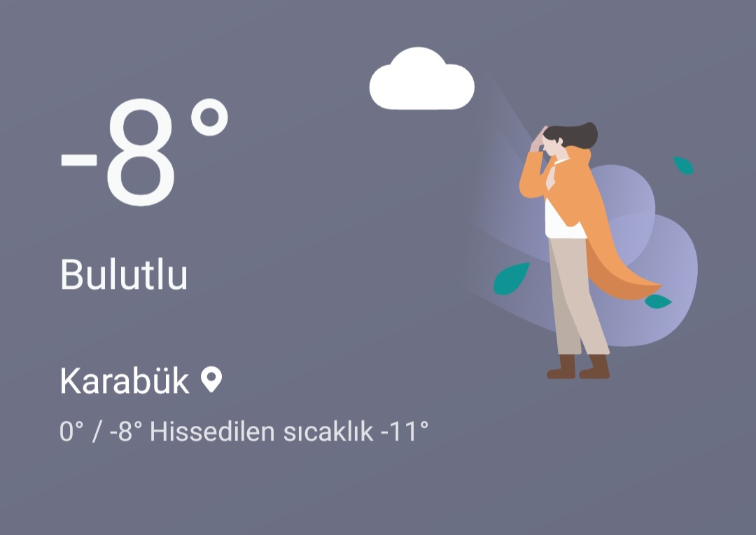 Karabük'te hava sıcaklığı sabah saatlerinde eksi 8'e kadar düşerken, Karabük