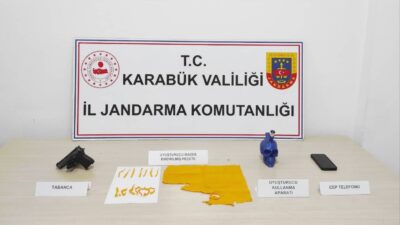 KARABÜK’TE DÜZENLENEN UYUŞTURUCU OPERASYONUNDA 1 KİŞİ YAKALANDI.