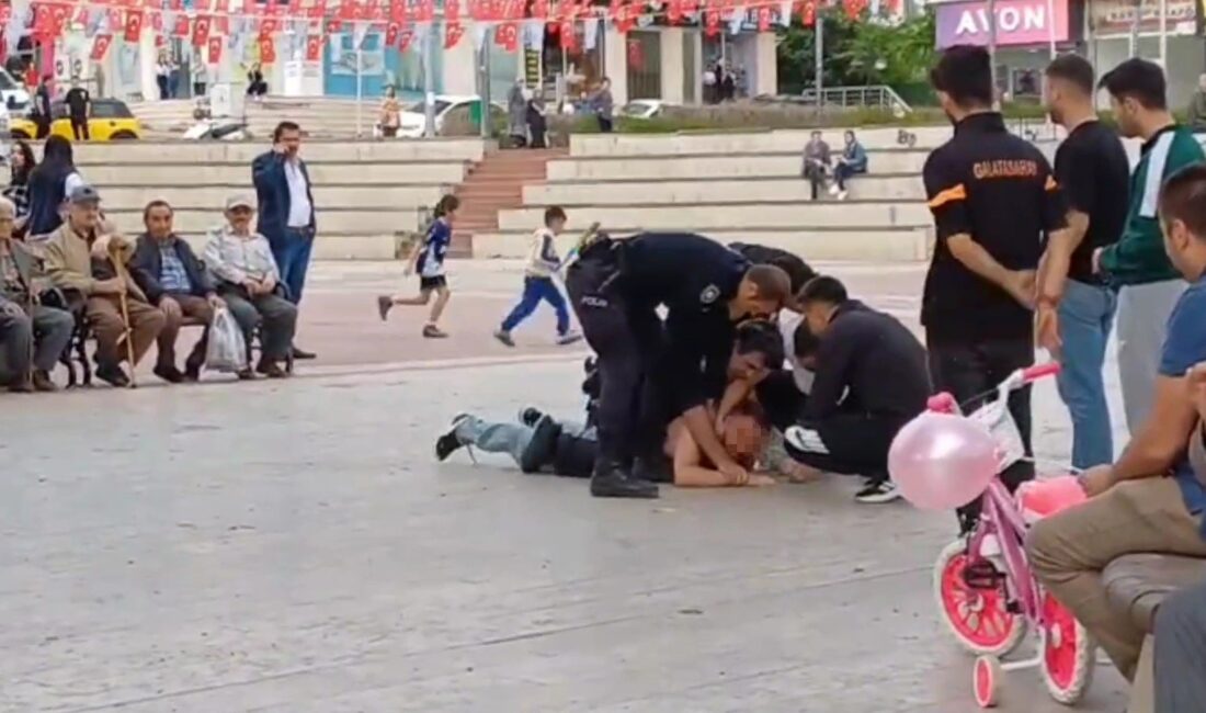 KARABÜK'ÜN SAFRANBOLU İLÇESİNDE KAVGAYA KARIŞAN BİR ŞAHSIN POLİS EKİPLERİNE YAŞATTIĞI