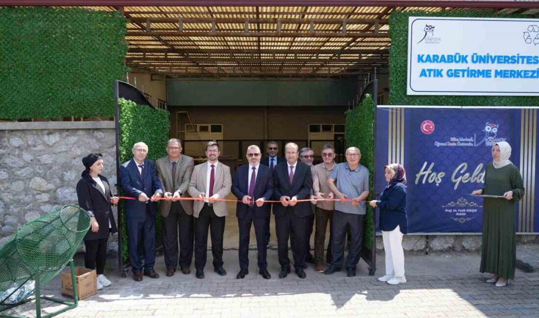 KARABÜK ÜNİVERSİTESİ, ATIK GETİRME MERKEZİ İLE SIFIR ATIK HEDEFİ DOĞRULTUSUNDA