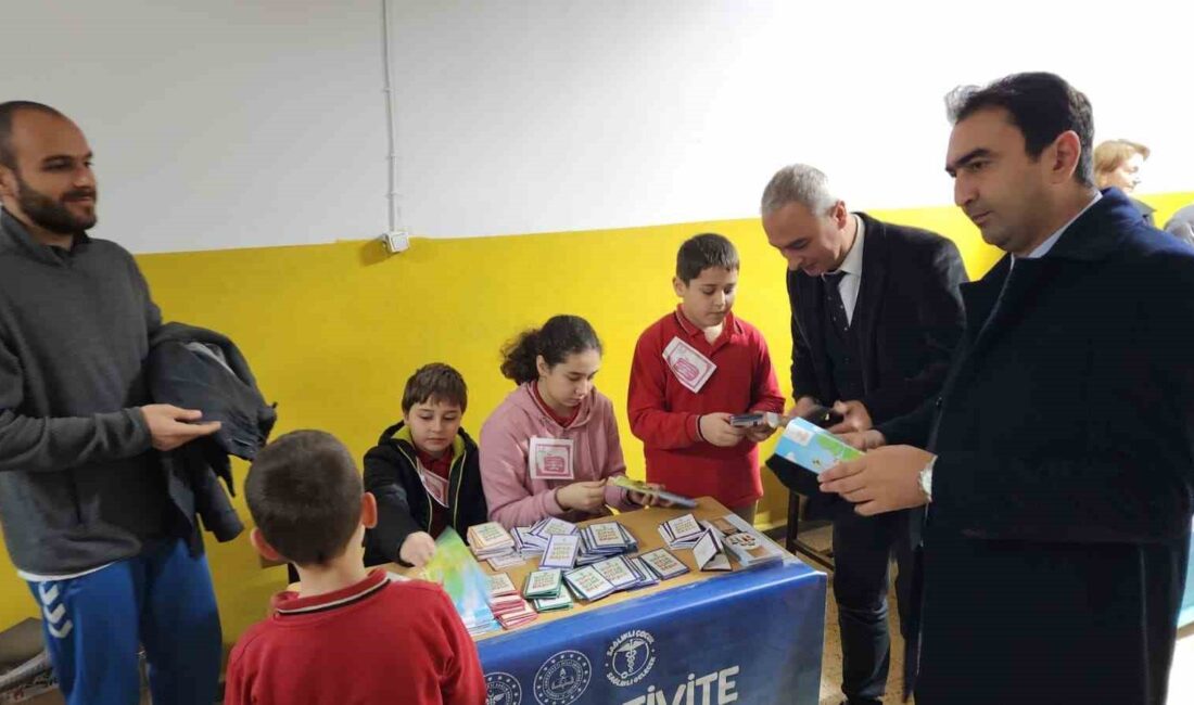 Öğrencilere sağlık bilinci aşılayan program hız kesmeden sürüyor KARABÜK VALİSİ MUSTAFA YAVUZ’UN KOORDİNASYONUNDA, KARABÜK İL SAĞLIK MÜDÜRLÜĞÜ İLE