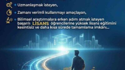 KARABÜK ÜNİVERSİTESİ (KBÜ), BAŞARILI LİSANS ÖĞRENCİLERİNE BÜTÜNLEŞİK YÜKSEK LİSANS PROGRAMI
