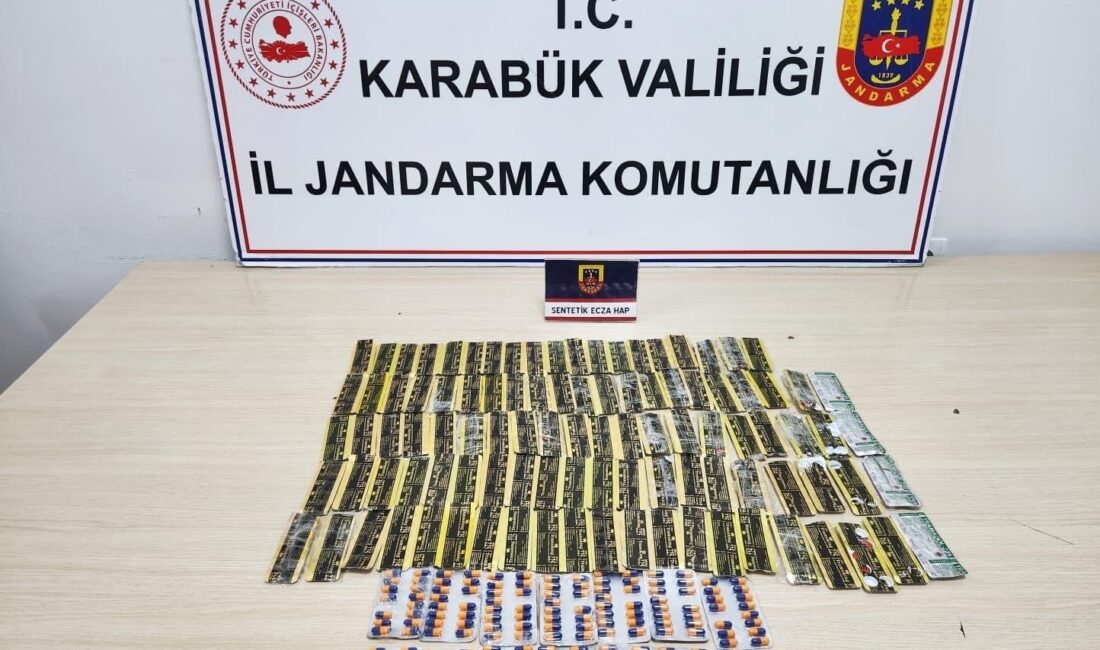 KARABÜK’TE JANDARMA EKİPLERİNCE BİR ŞÜPHELİNİN İKAMETİNDE YAPILAN ARAMADA BİN 276
