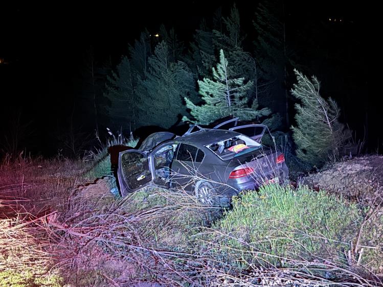 KARABÜK’TE KARA YOLUNA ÇIKAN ATA ÇARPAN OTOMOBİLDEKİ 3 KİŞİ YARALANIRKEN,