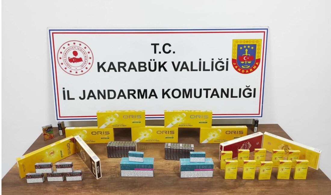 Karabük’te jandarma ekiplerince düzenlenen iki