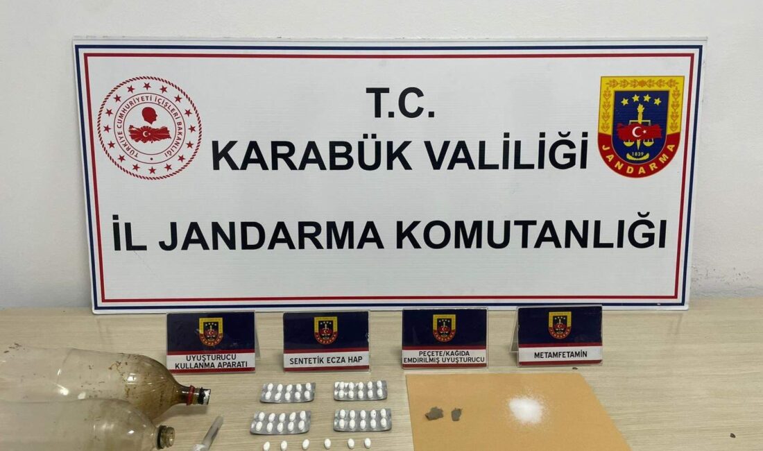 Karabük’te jandarma ekiplerince düzenlenen 3 ayrı uyuşturucu operasyonunda 7 şüpheli