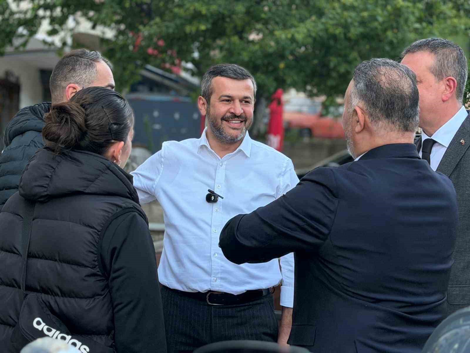 KARABÜK BELEDİYE BAŞKANI ÖZKAN ÇETİNKAYA, MAHALLE ZİYARETLERİ KAPSAMINDA ŞİRİNEVLER MAHALLESİ’NDE