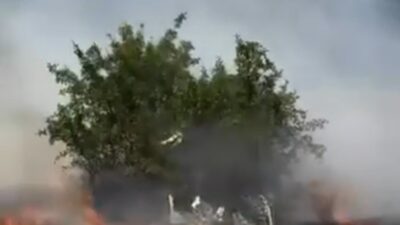 KARABÜK'ÜN SAFRANBOLU İLÇESİNDE BOŞ ARAZİDE ÇIKAN OT YANGINI, BÜYÜMEDEN KONTROL