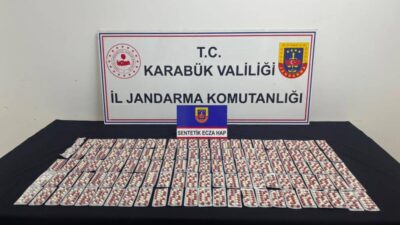 Karabük'te jandarma ekiplerince düzenlenen iki ayrı operasyonda bin 901 adet