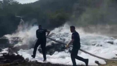 KARABÜK’ÜN ESKİPAZAR İLÇESİNDE ÇIKAN ANIZ YANGININDA 3 DÖNÜM ARAZİ ZARAR