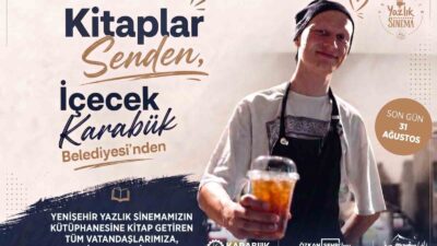 Karabük Belediyesi tarafından "Kitaplar Senden, İçecek Karabük Belediyesinden" çağrısıyla proje
