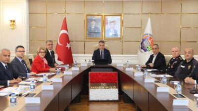 Karabük'te, "Üniversitelerde Huzur ve Güveni Artırma İl Komisyonu Toplantısı" yapıldı.