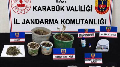 Karabük'te düzenlenen uyuşturucu operasyonunda 2 kişi gözaltına alındı.