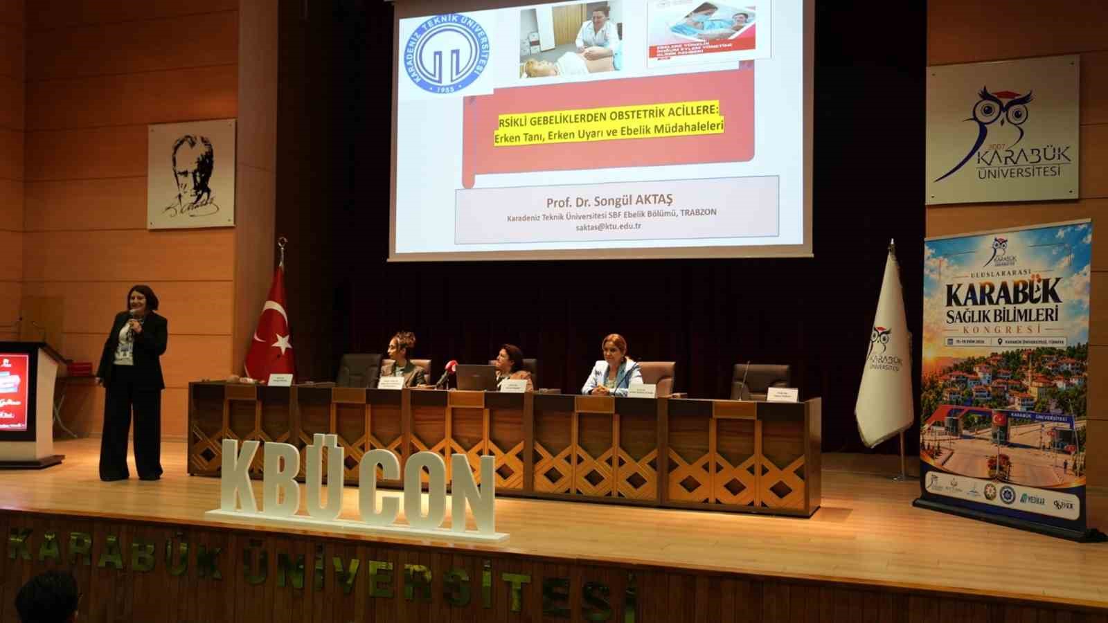KARABÜK ÜNİVERSİTESİ (KBÜ) SAĞLIK BİLİMLERİ FAKÜLTESİ EV SAHİPLİĞİNDE DÜZENLENEN ULUSLARARASI