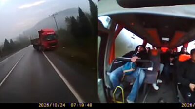 KARABÜK-YENİCE KARA YOLUNDA, İDDİAYA GÖRE HATALI SOLLAMA YAPAN TIR İLE